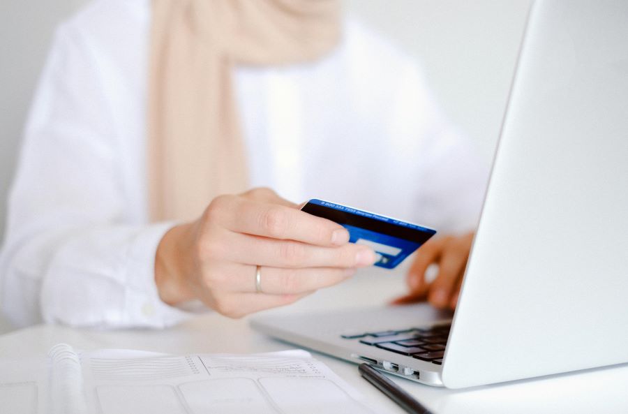 bank account credit card